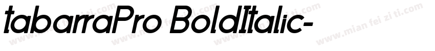 tabarraPro BoldItalic字体转换